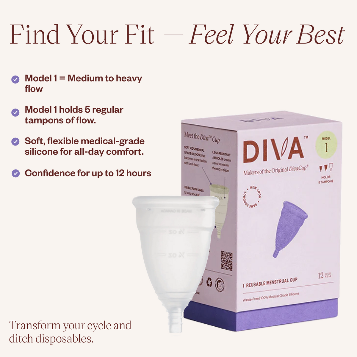 DIVA™ Cup Model 1
