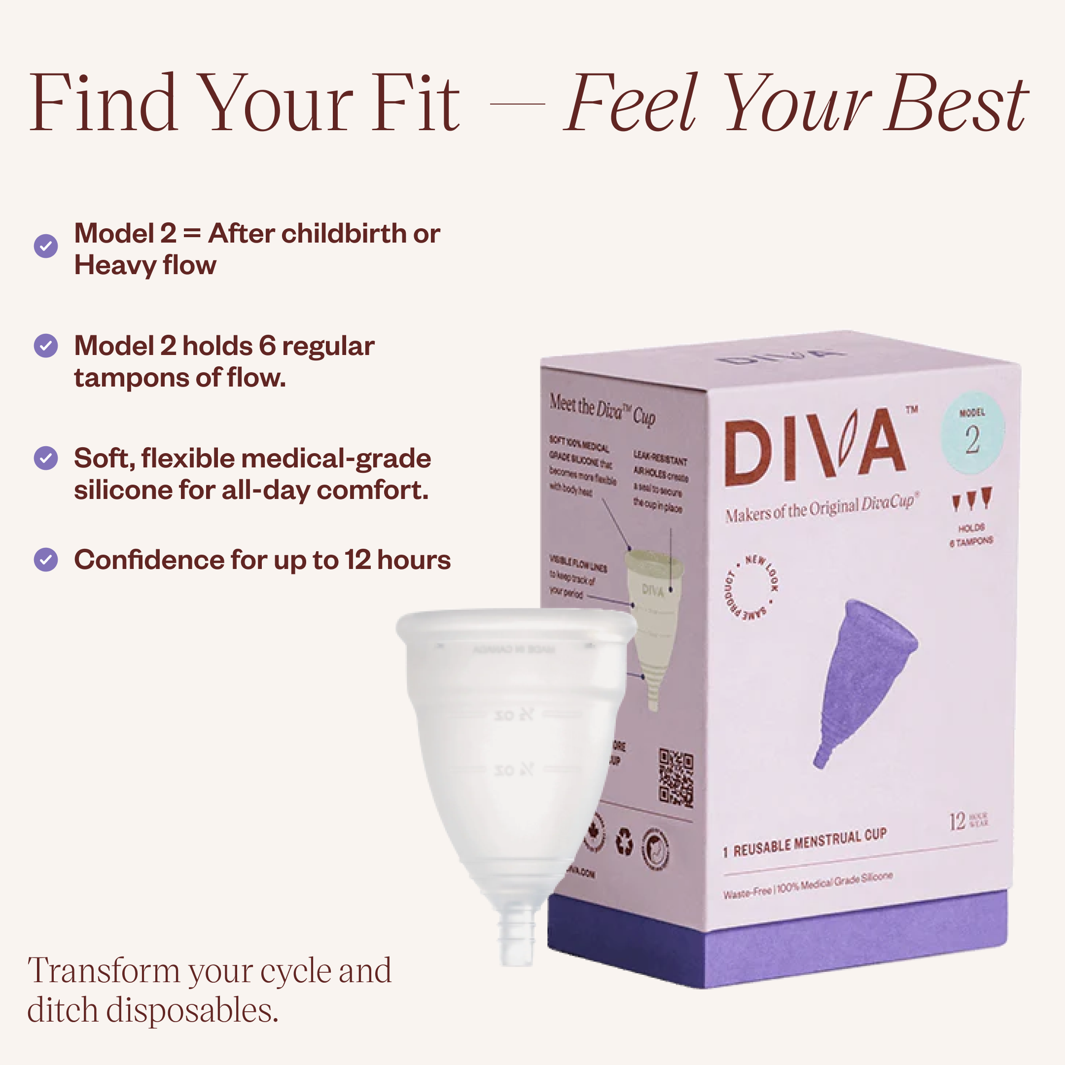 DIVA™ Cup Model 2