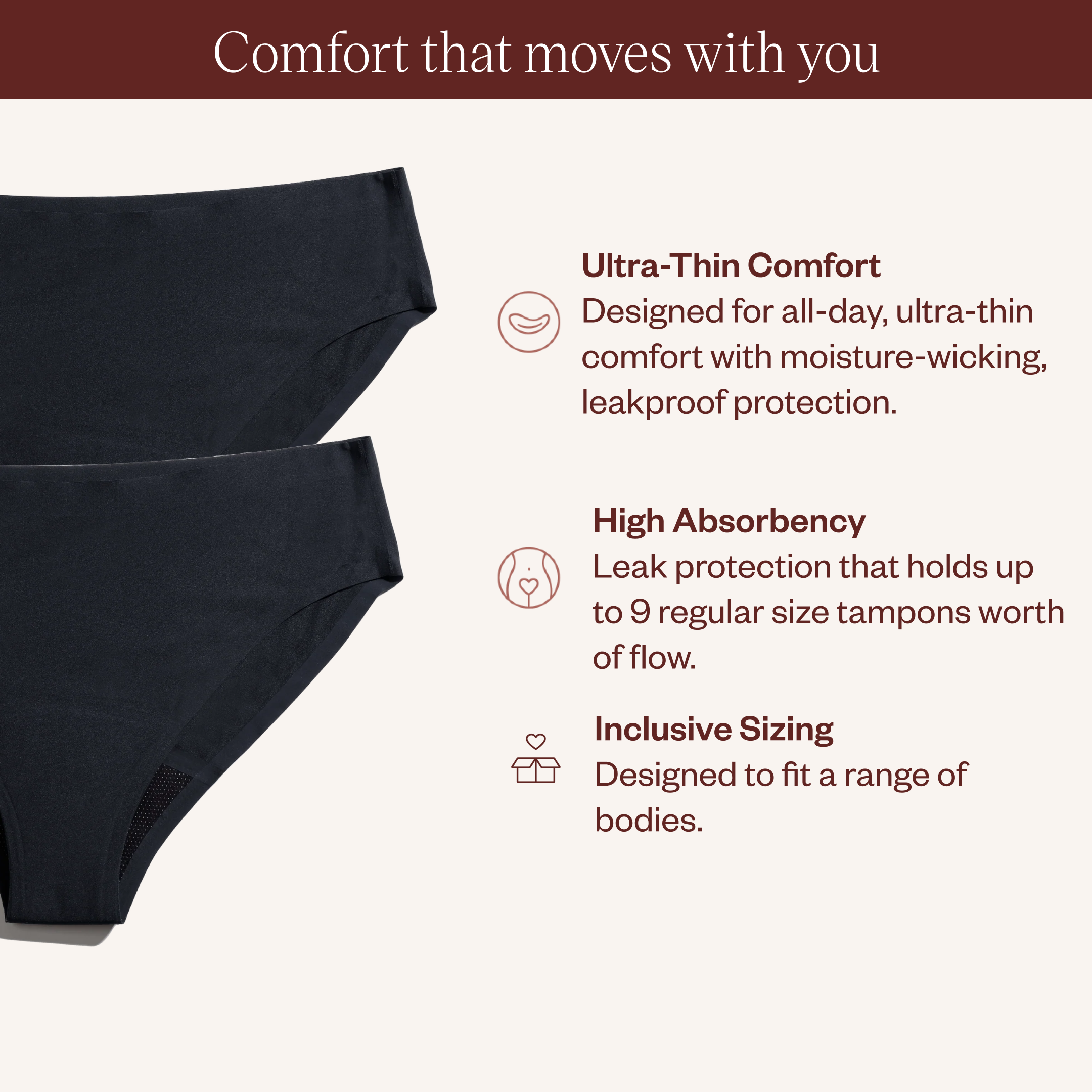 DIVA™ Reusable Period Underwear